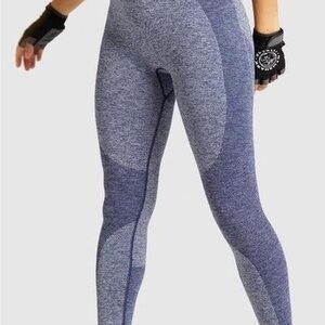 Gymshark Two-Tone Blue Leggings